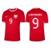 Polen Robert Lewandowski #9 Voetbalkleding Uitshirt WK 2022 Korte Mouwen